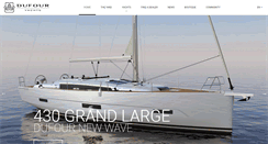 Desktop Screenshot of dufour-yachts.com